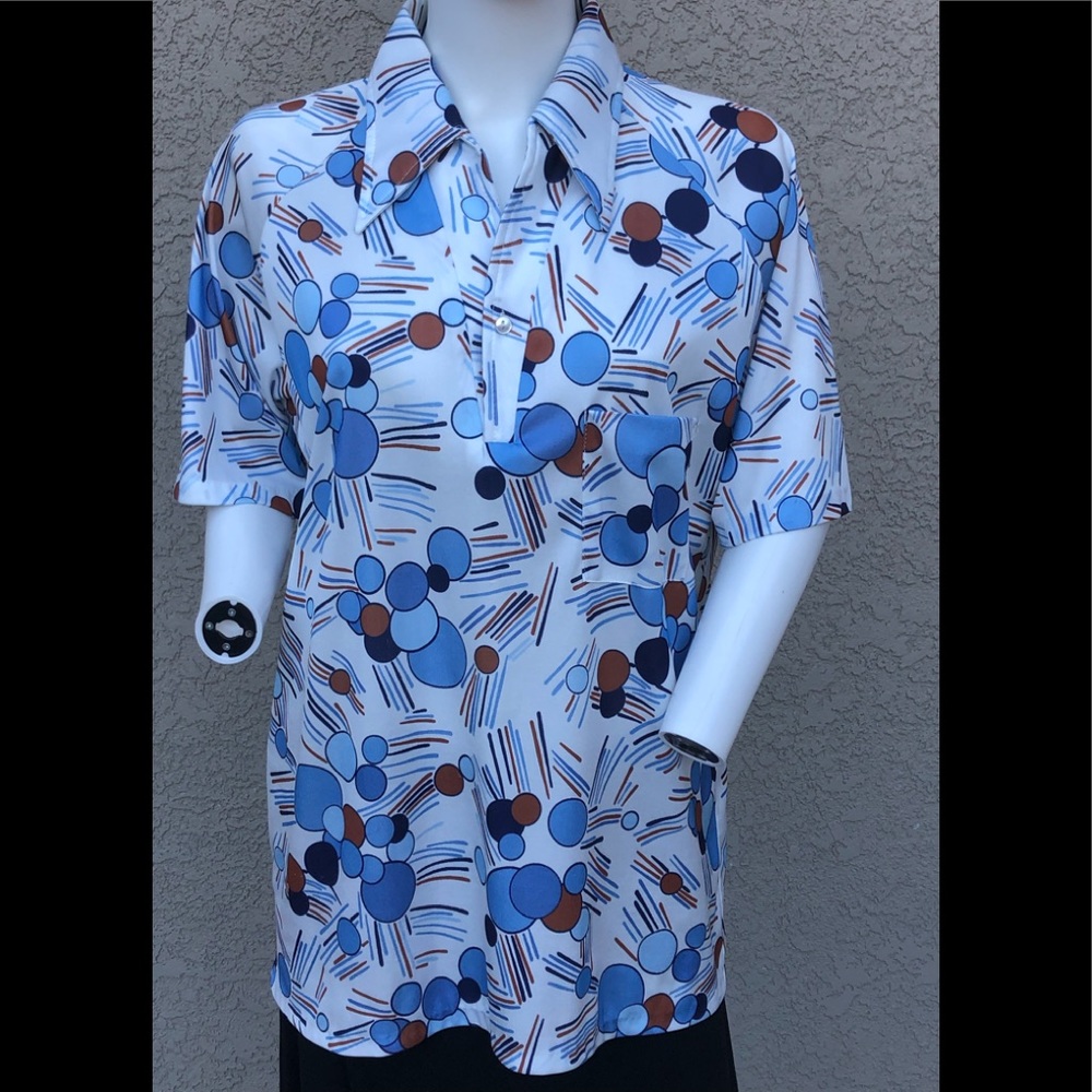 Lilly Dache Vintage Polo Style Shirt sz L